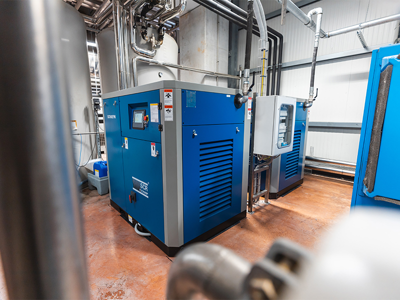 Installazione compressori settore food & beverage - SCR Compressor